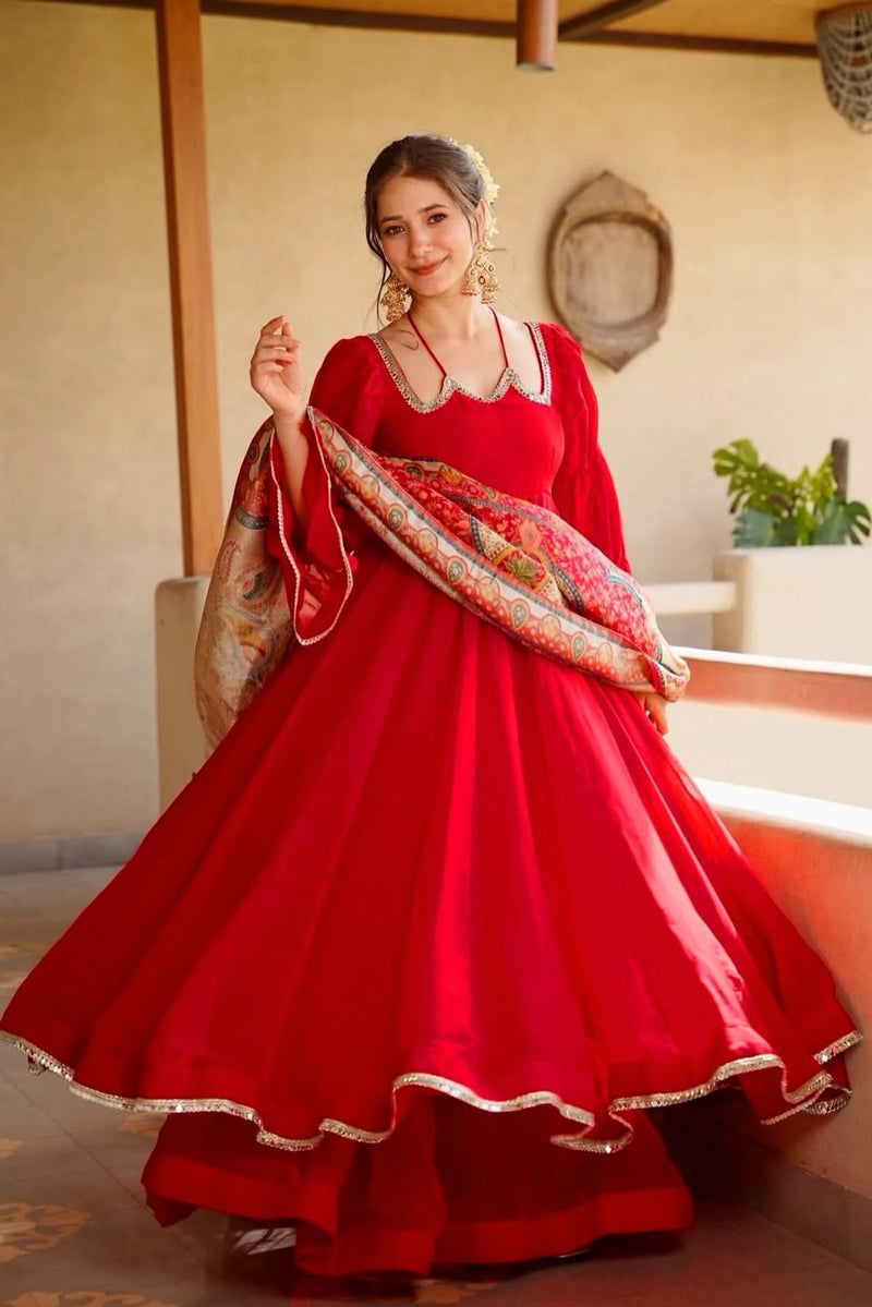 Noor Surkh Meher Anarkali Suit Set