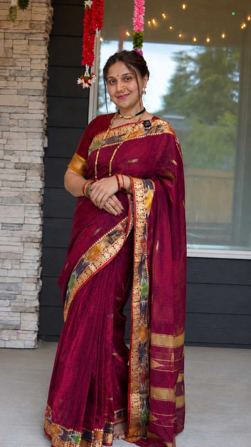 Rajsa Shahi Morpankh Cotton Saree
