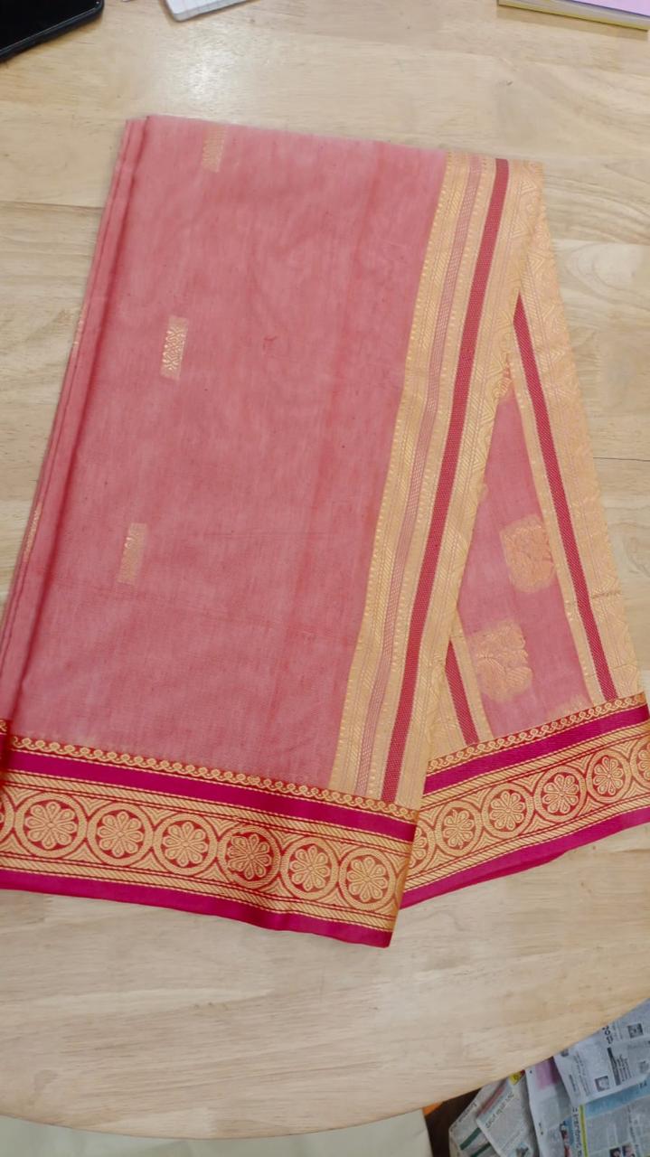 Peshwaii Traditional 9-Yard Nauvari Cotton Saree