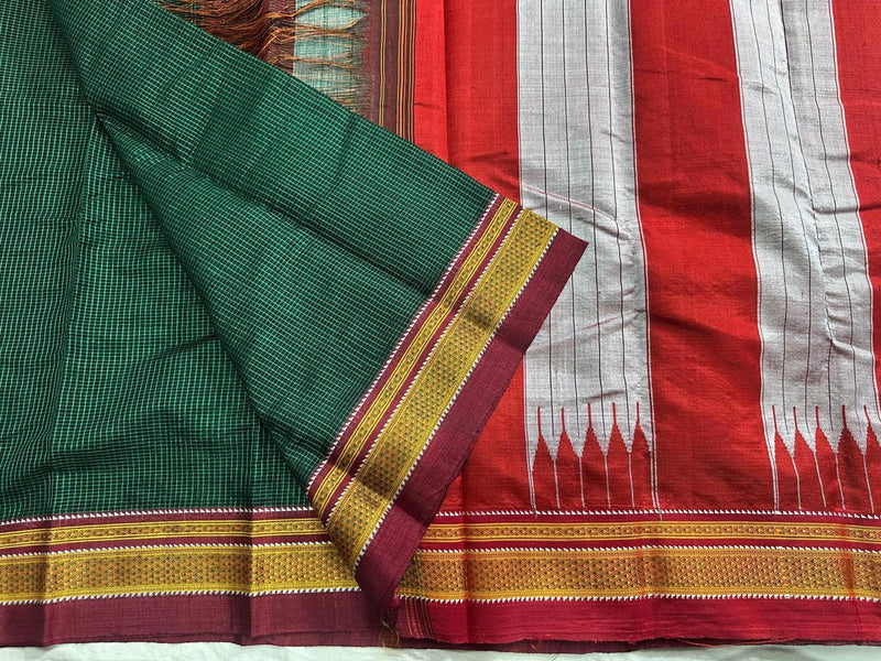 Marathmoli Parampara Traditional khun Saree