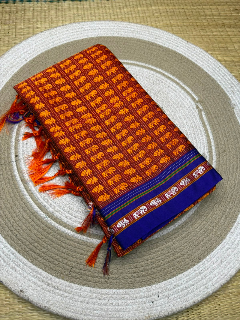 Gajavarn Khun Traditional Maharashtrian Ethnic Wear Saree