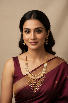 Chandrika Traditional Moti Haar Set