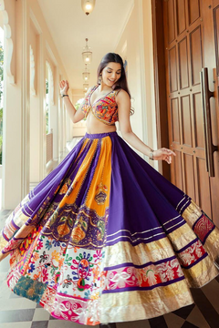 Rajwada Rangoli Mirror Work Lehenga Choli