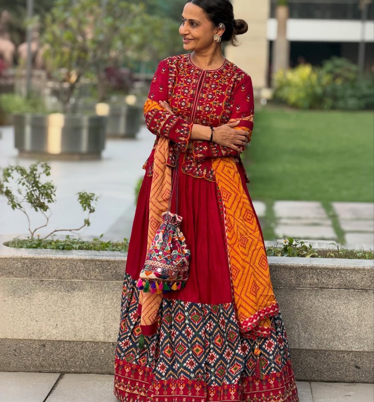 Rangmahal Bandhani Chaniya Choli Set