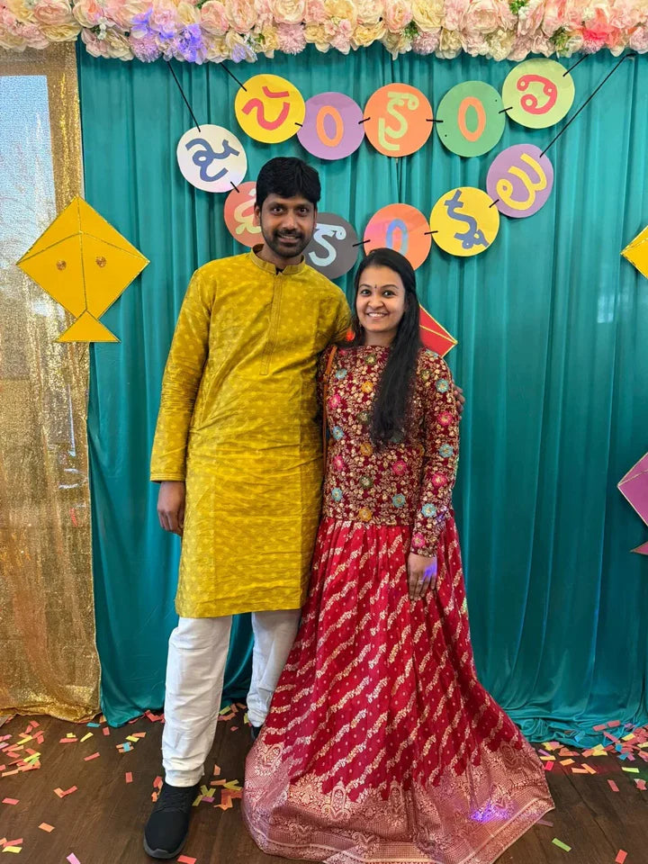 Aisha - Banarasi Red Co-ord Lehenga Set