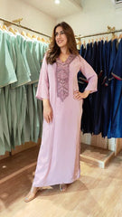 Nazaakat Embellished Mirrorwork  Kaftan Dress