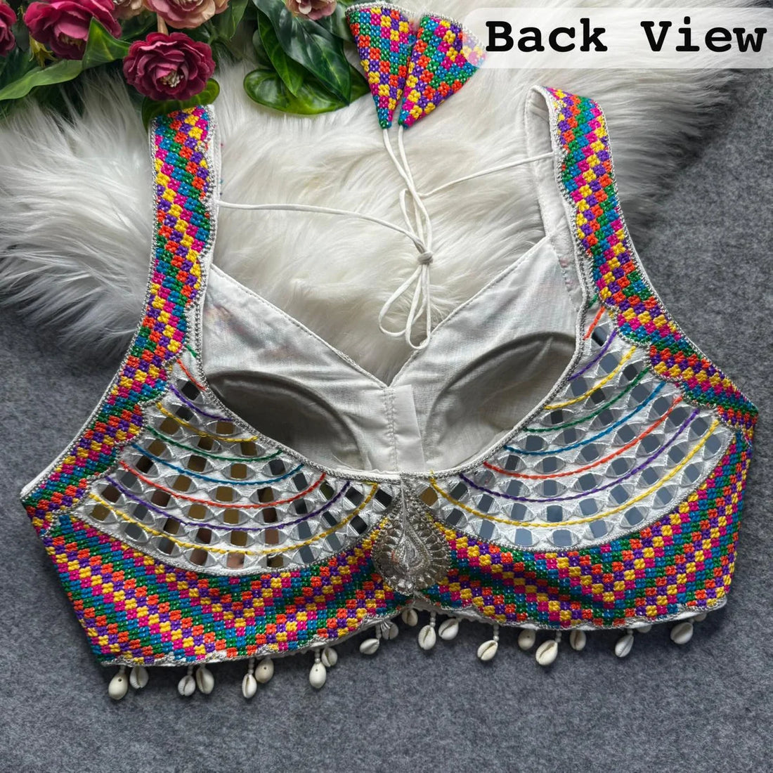NAVRATRI SPECIAL Kutchi Mirror Work Designer Blouse