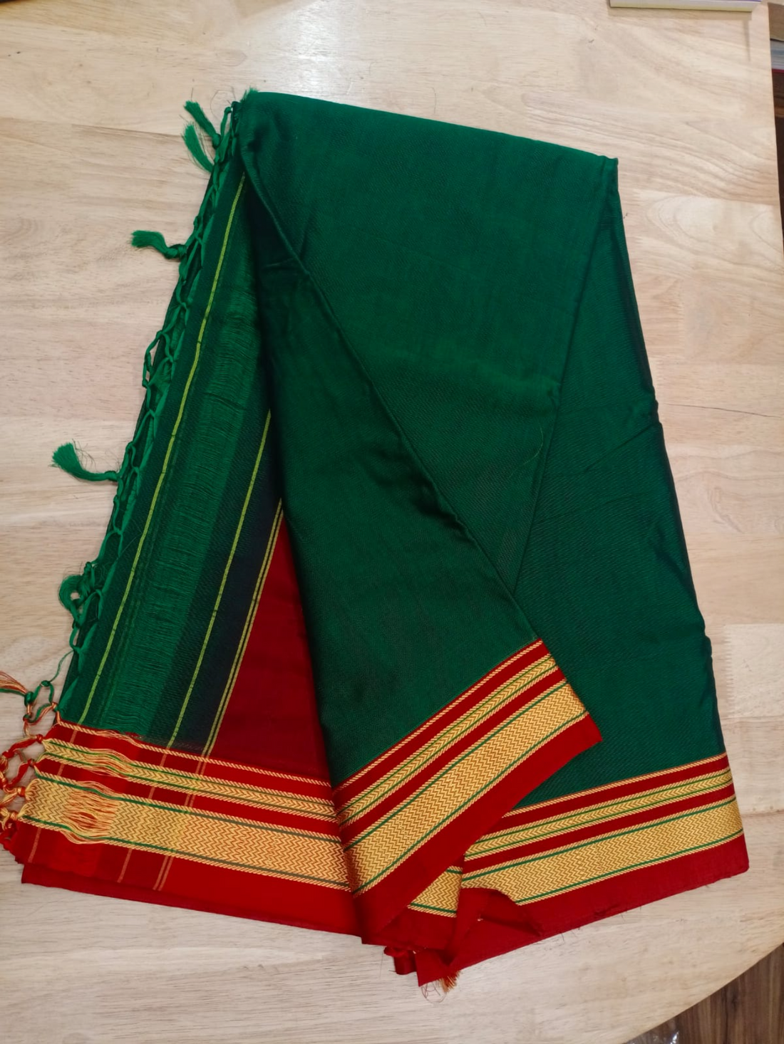 Traditional Maharashtrian 9-Yard Royal Blue Ilkal Nauvari Saree