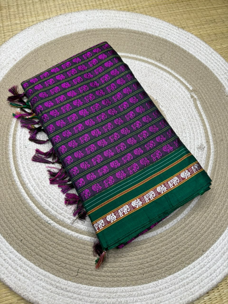 Gajavarn Khun Traditional Maharashtrian Ethnic Wear Saree
