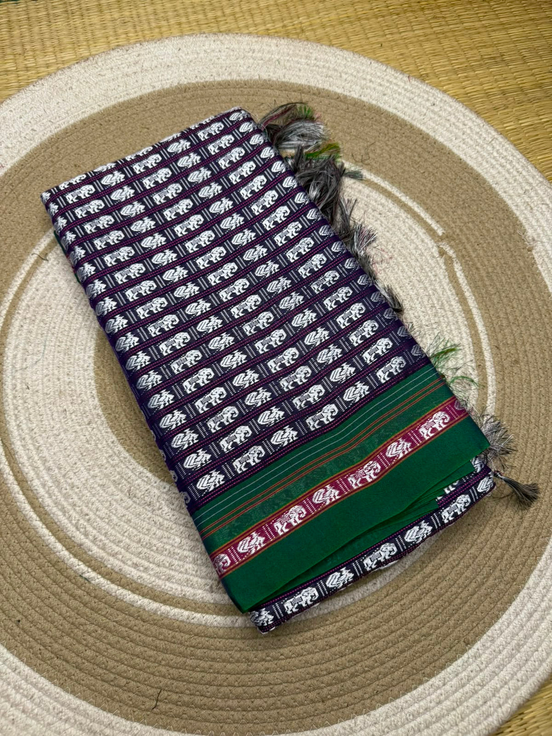 Gajavarn Khun Traditional Maharashtrian Ethnic Wear Saree