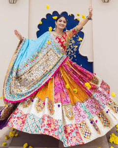 Navrang Noor Royal Mirror Work Lehenga Choli