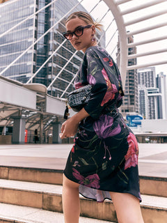 Floral print dress