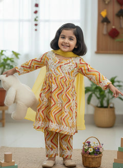 Chikankari Nanhe Farishtey Kidswear Set