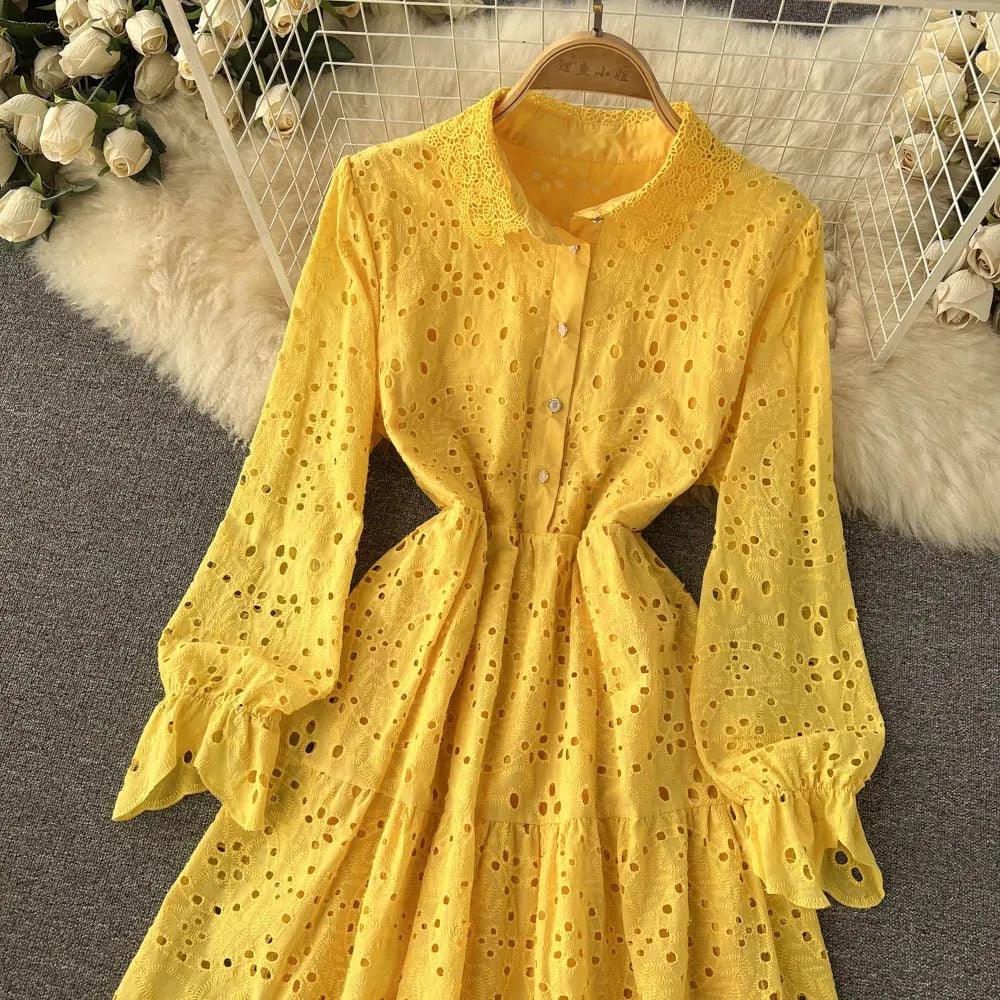 Yellow summer dress