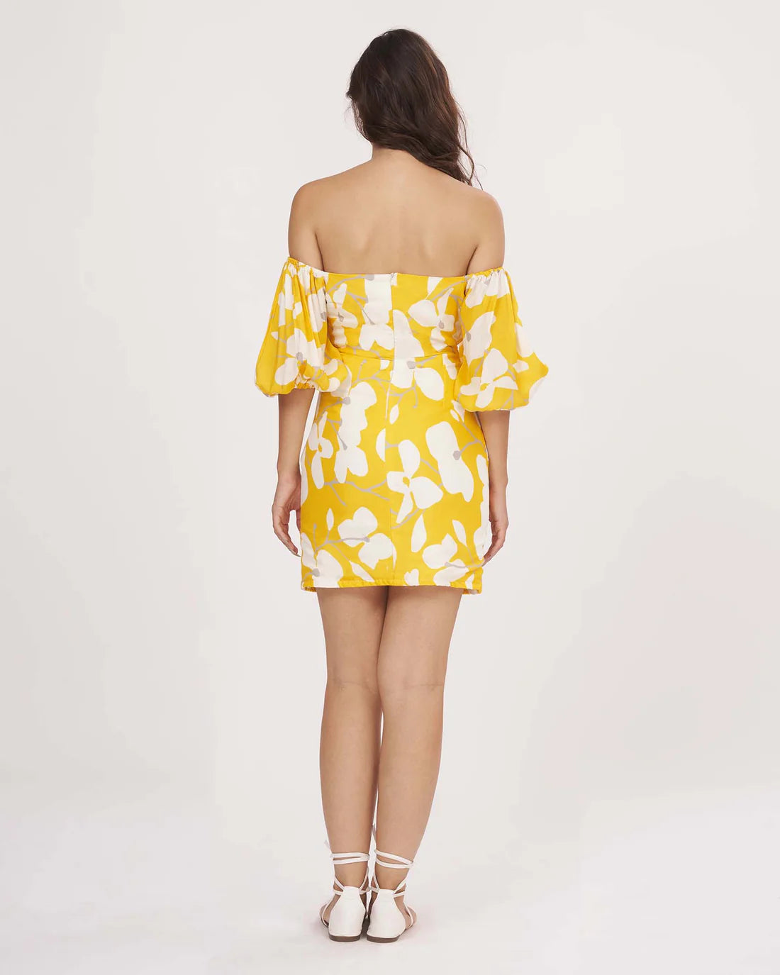 off-shoulder summer dress