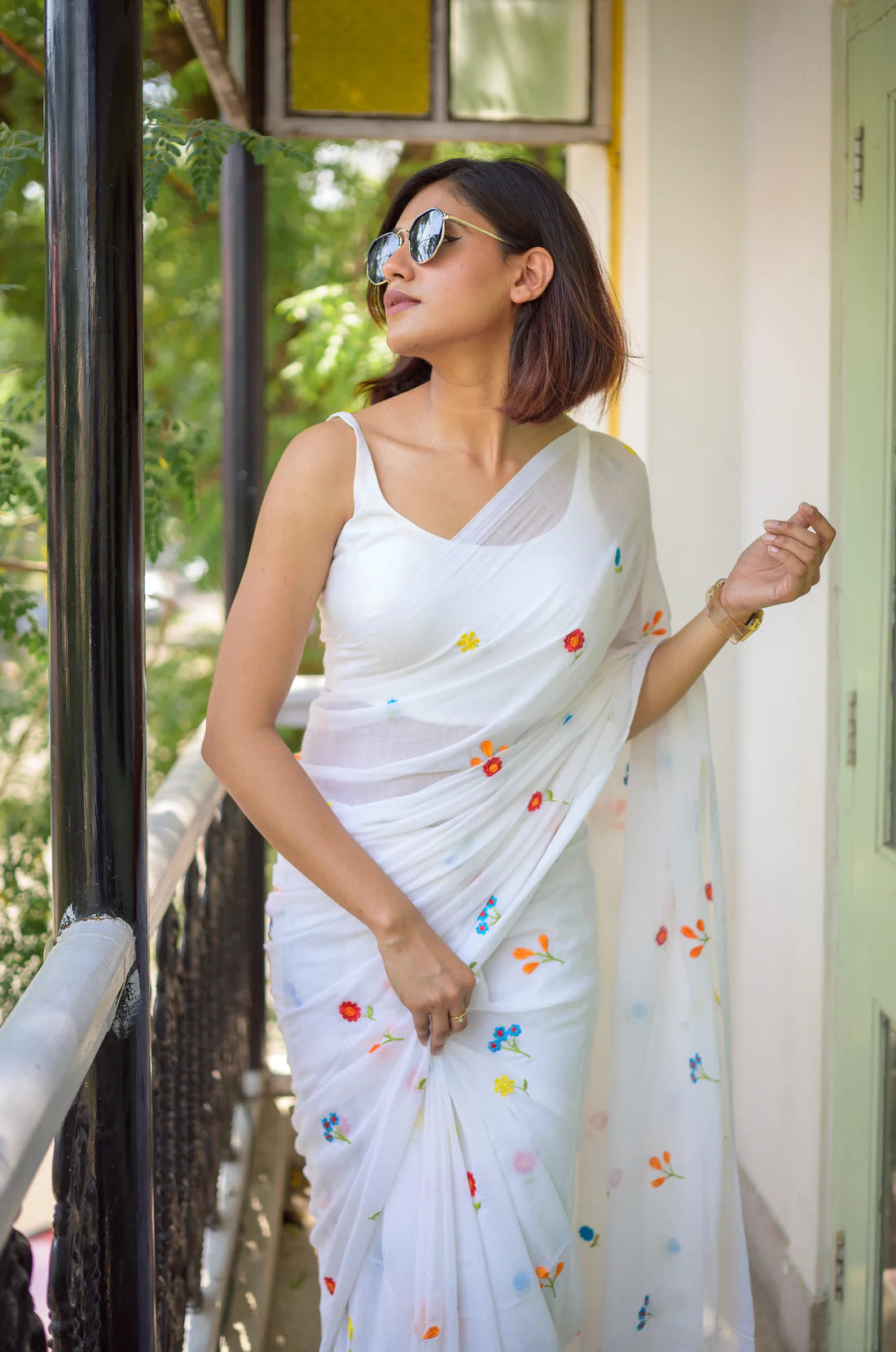 Summer festive saree