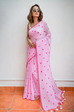 Festival ready cotton saree