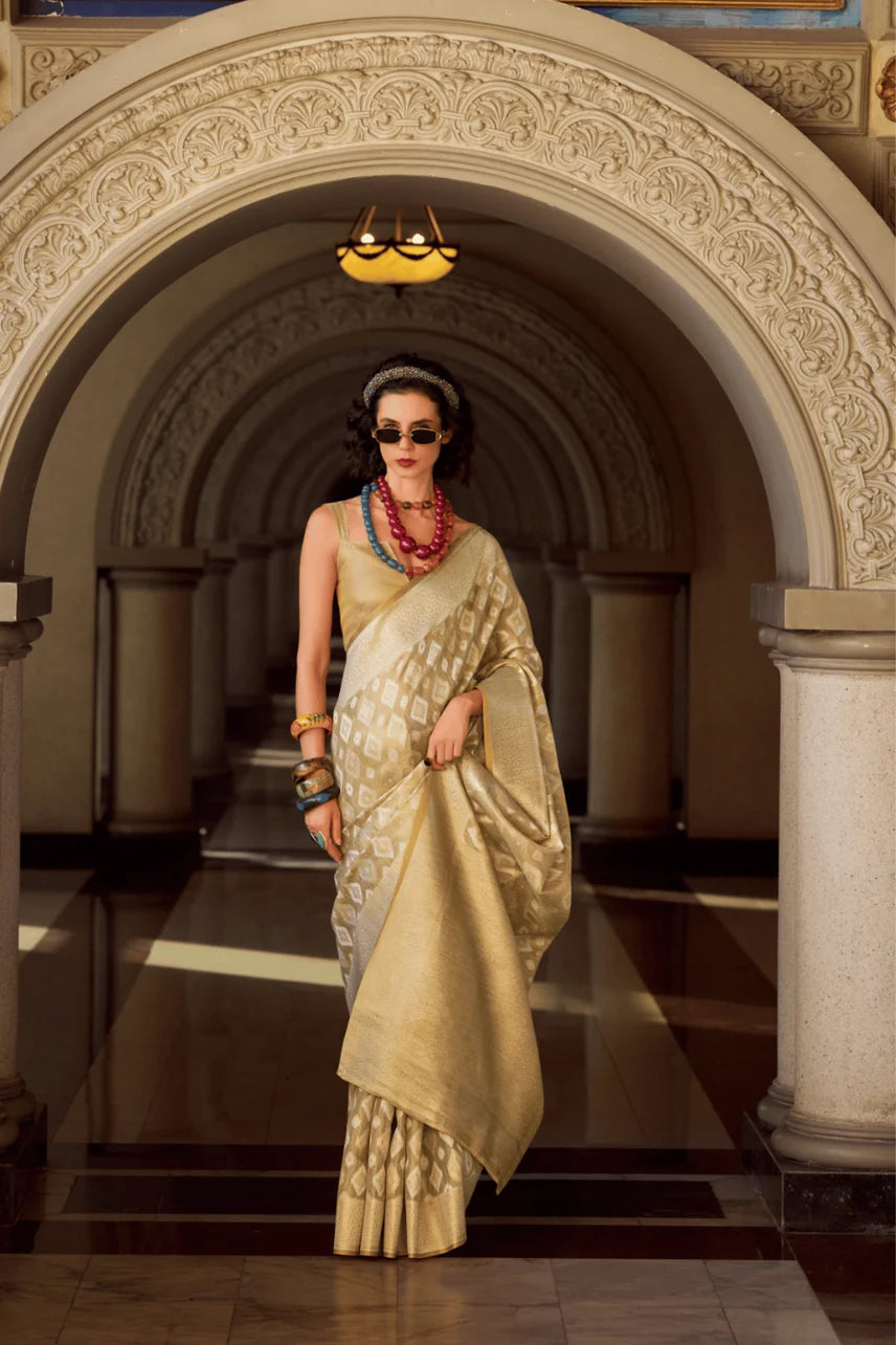 tissue silk saree