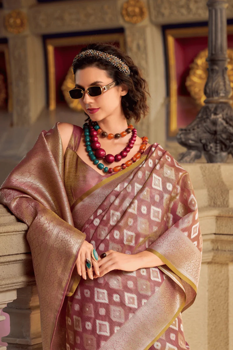 party wear silk saree