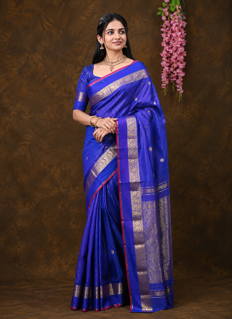 Madurai Neelambari Soft Silk Saree