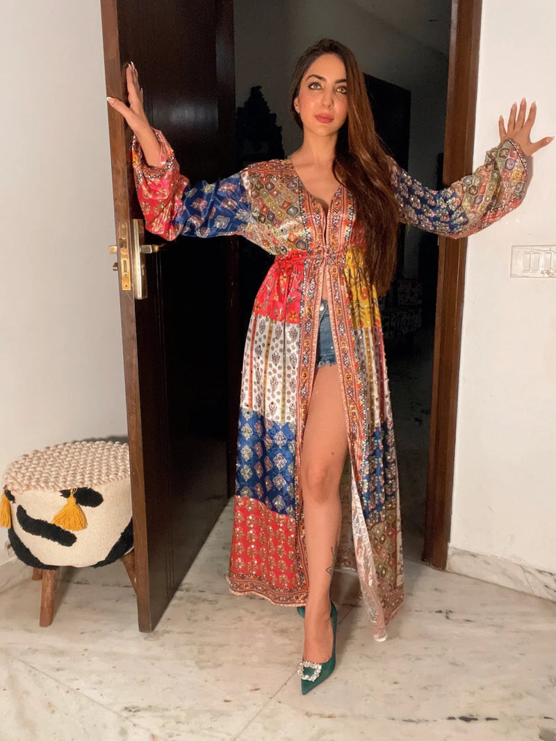 Handcrafted ethnic shrug