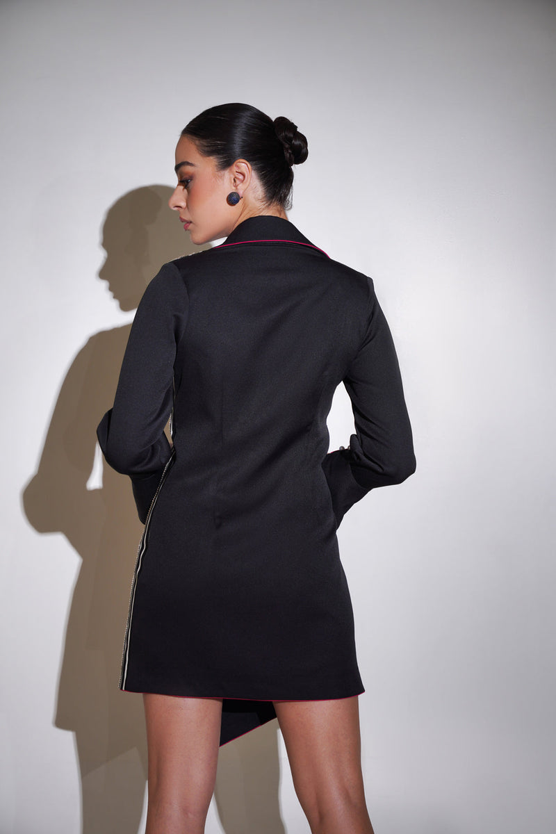 blazer style mini dress for women