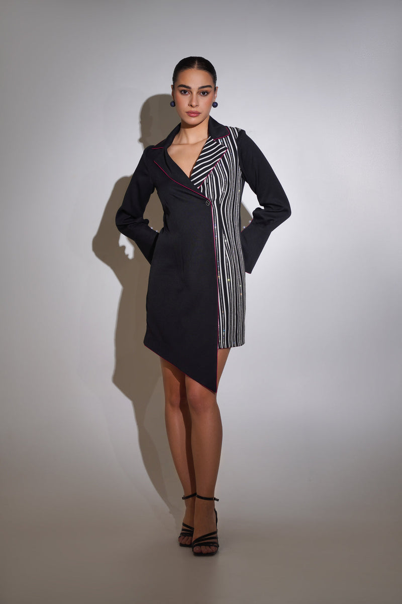 modern formal blazer dress for women