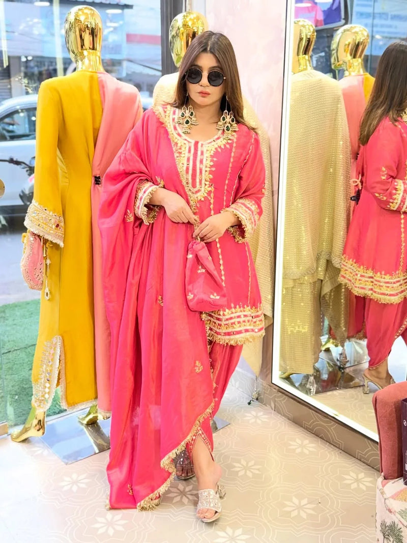 Bebo Anarkali with Gotta Work & Tulip Pants