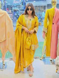 Bebo Anarkali with Gotta Work & Tulip Pants