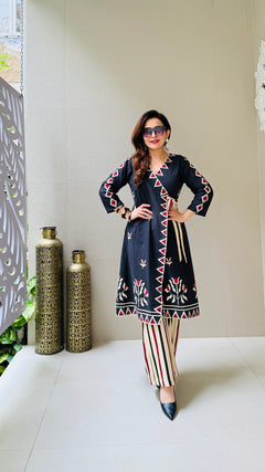 Angrakha Cotton Women's Co-ord Set