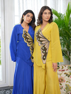 Wings of Grace Sunflower Crepe Co-Ord Set