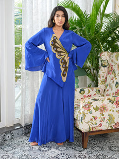 Wings of Grace Sunflower Crepe Co-Ord Set