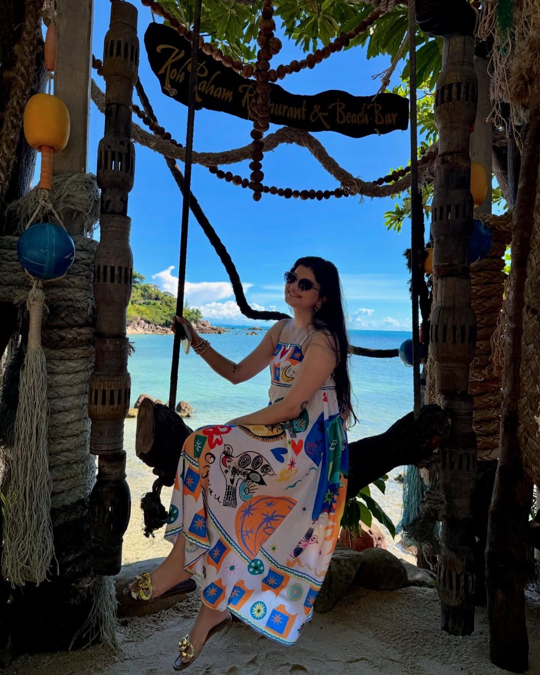 Artemis Printed Poly Blend Dress