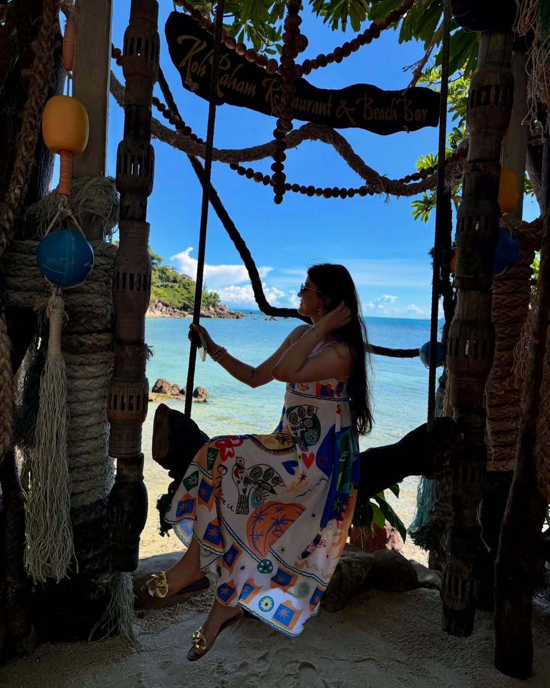 Artemis Printed Poly Blend Dress