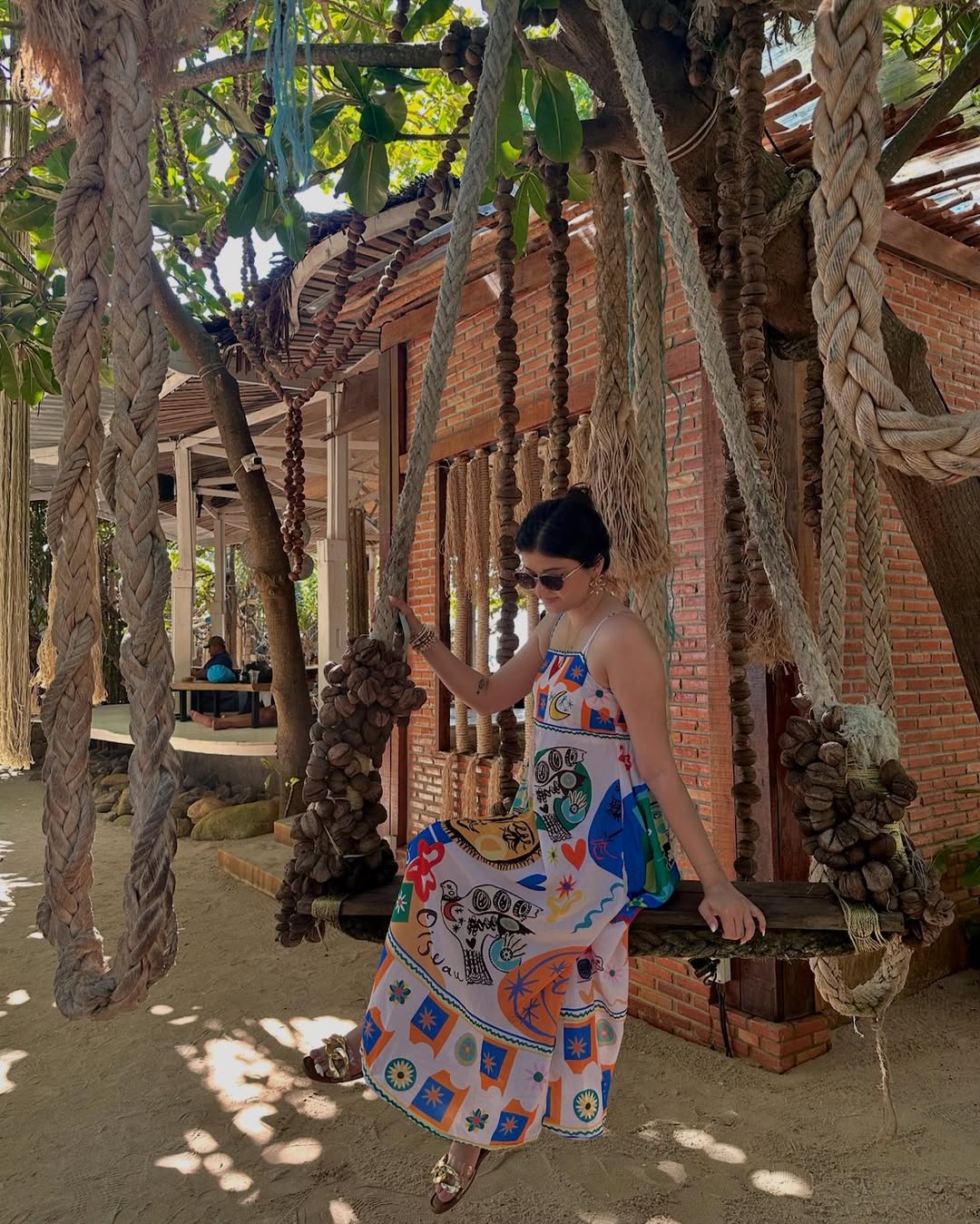 Artemis Printed Poly Blend Dress