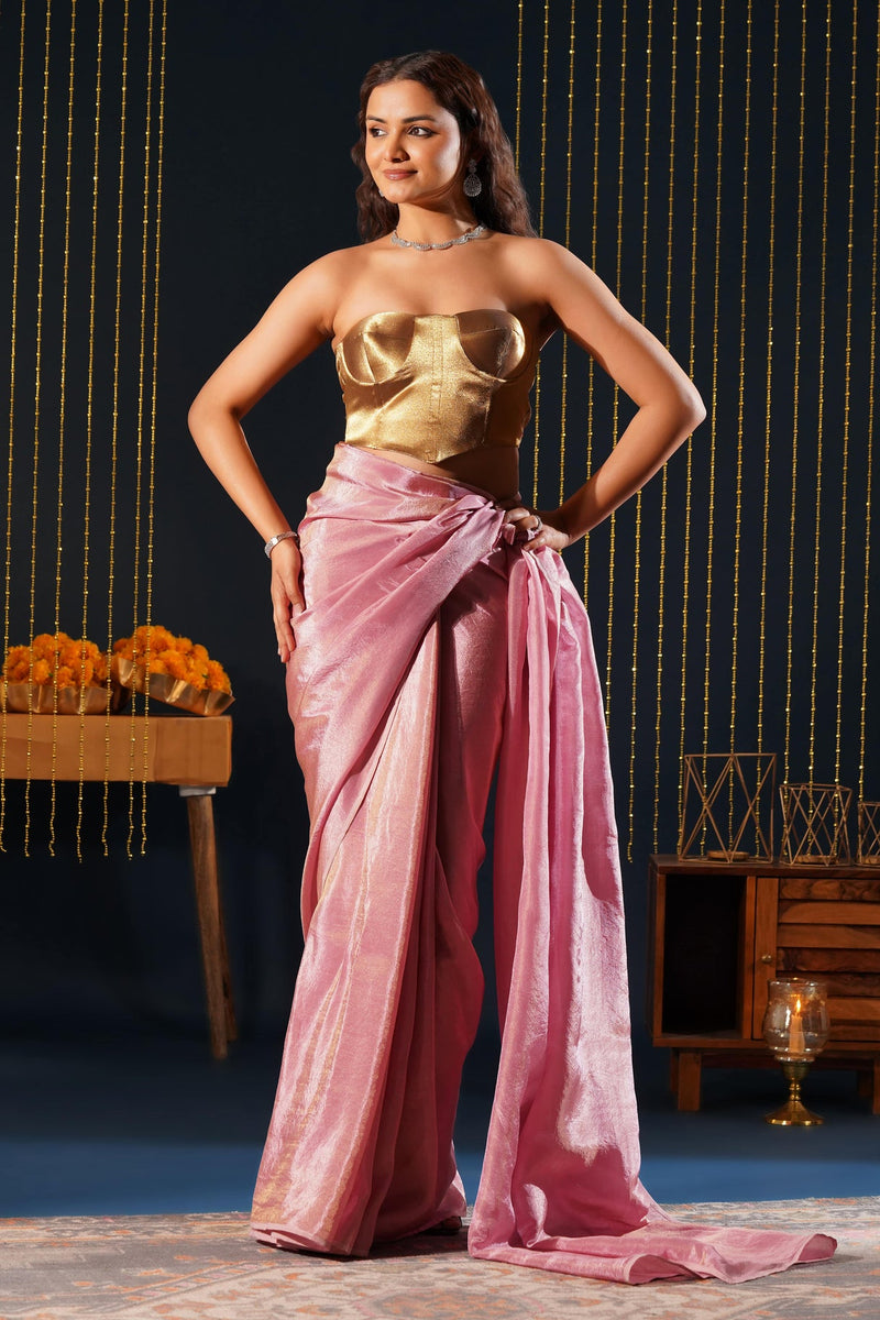 Aurelian Golden Corset Blouse