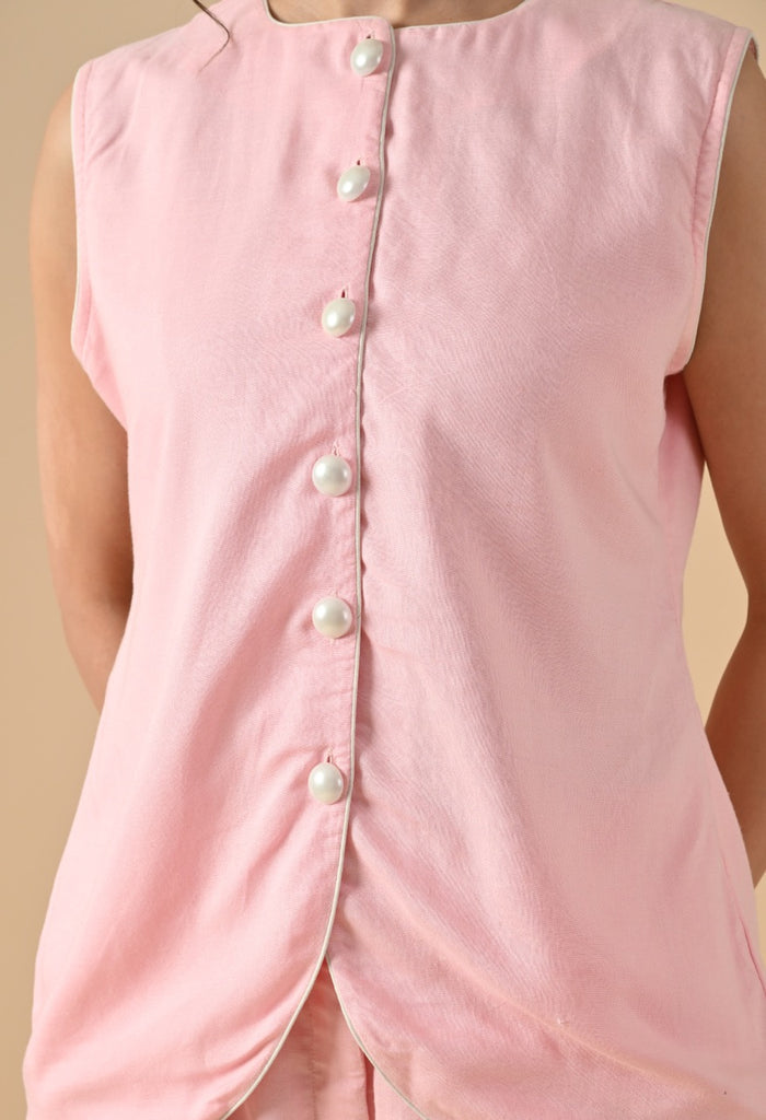 cotton blazer pant look
