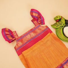 Ayla Orange & Pink Romper Set