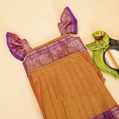 Ayla Orange & Purple Romper Set