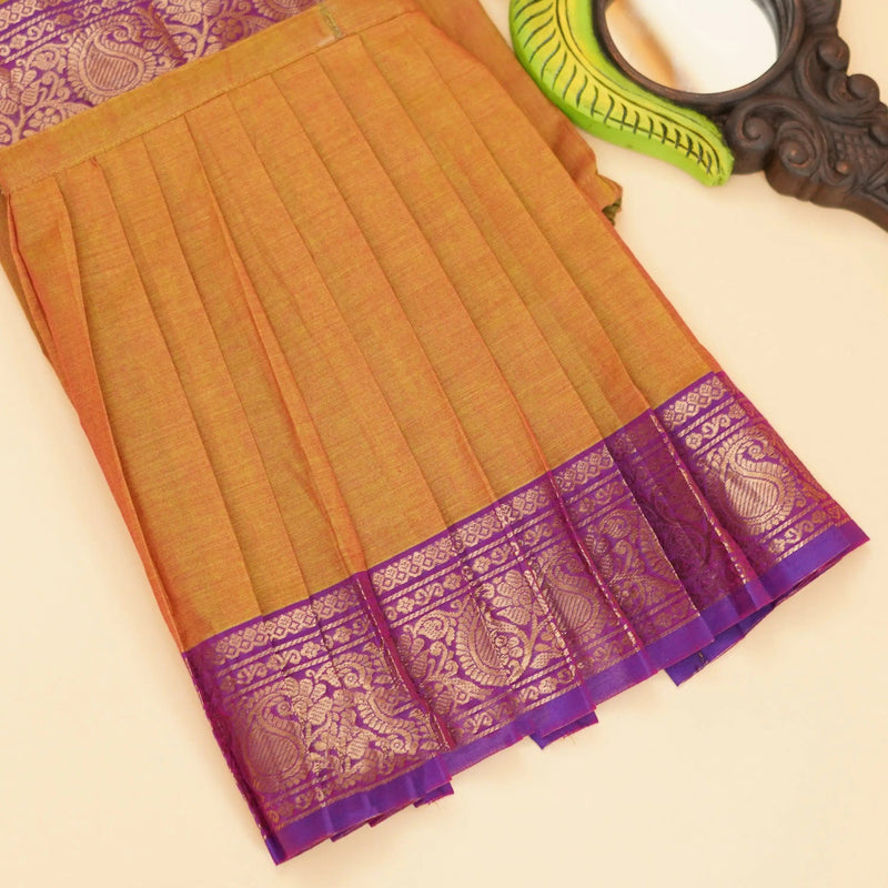 Ayla Orange & Purple Romper Set