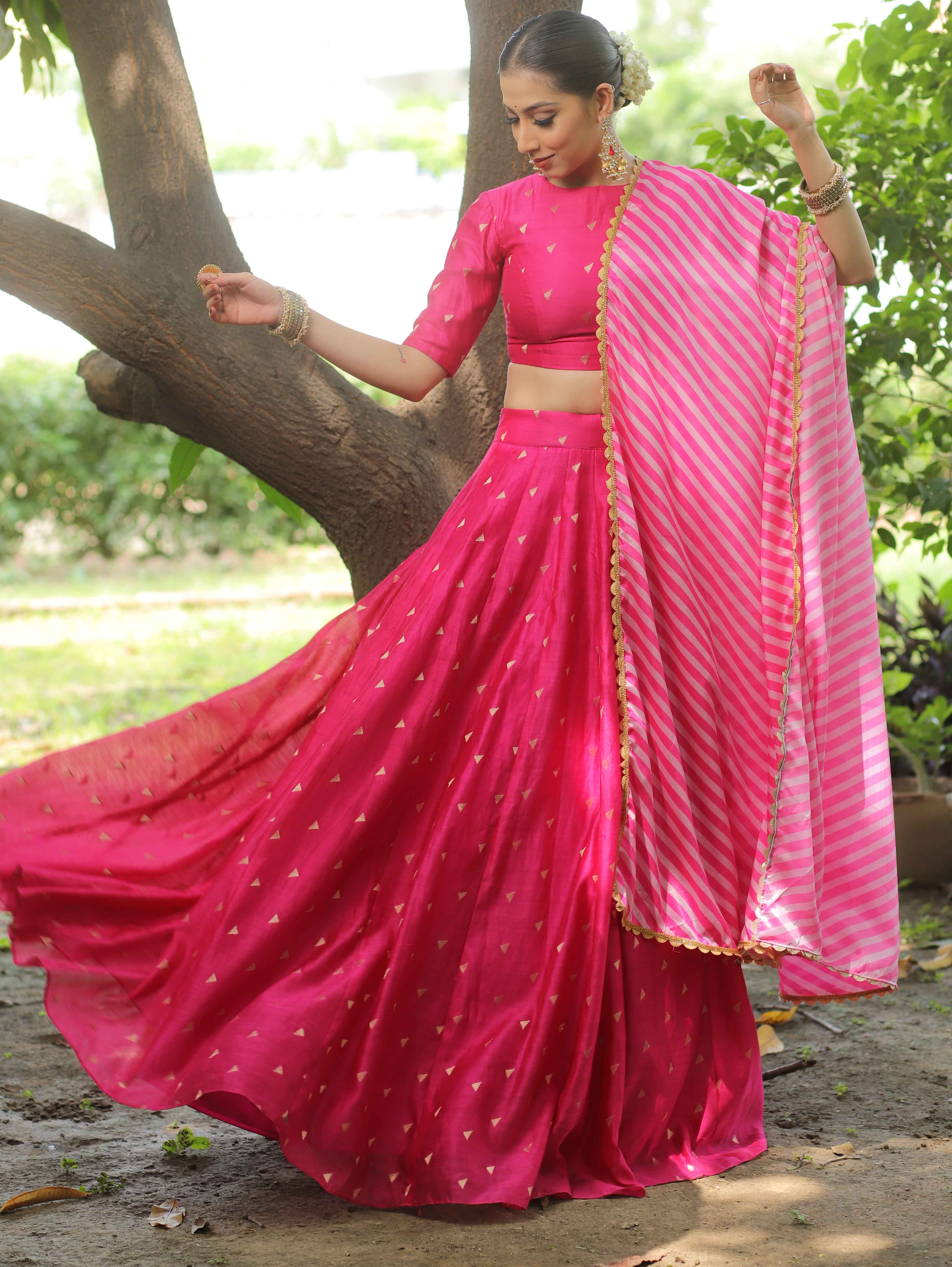 Crepe silk dupatta
