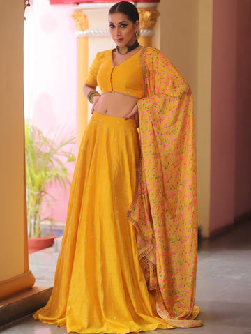 Crepe silk dupatta