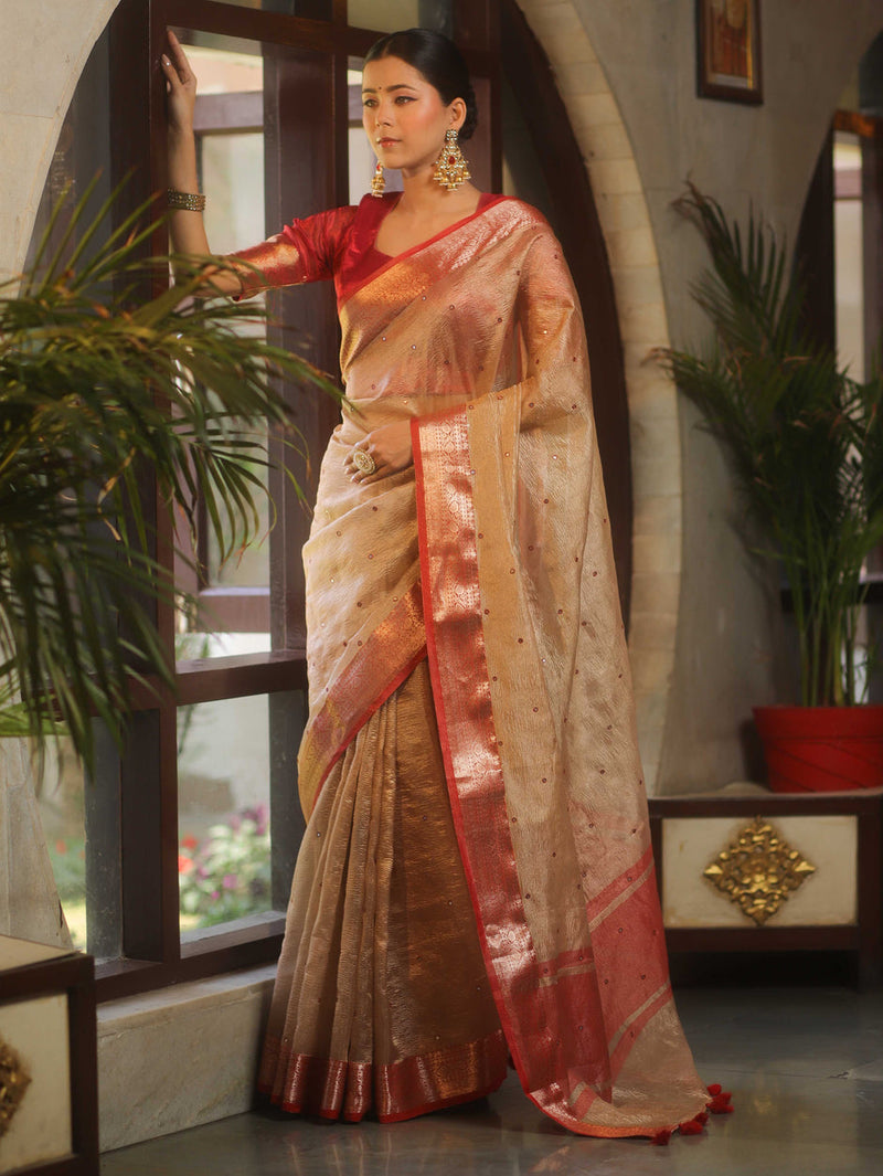 handwoven Banarasi saree