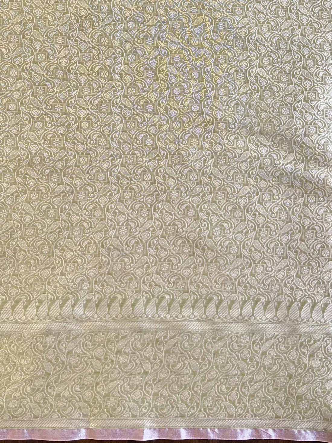 traditional organza banarasi saree