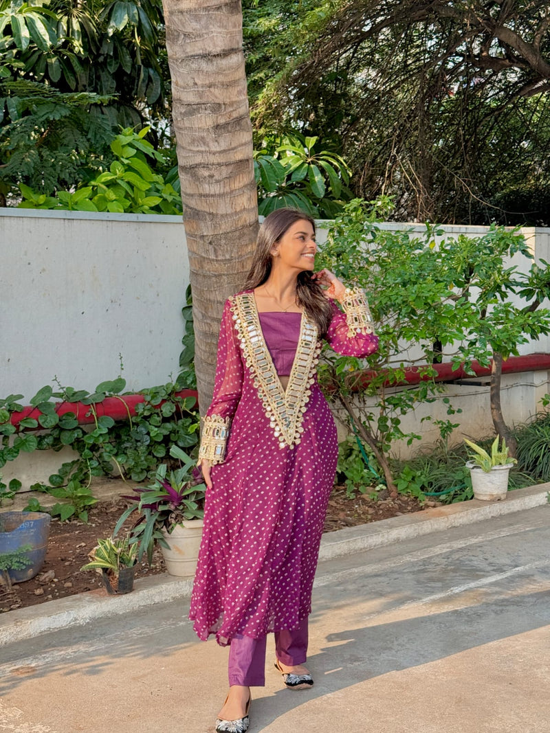 Bandhani Bloom Coord Set