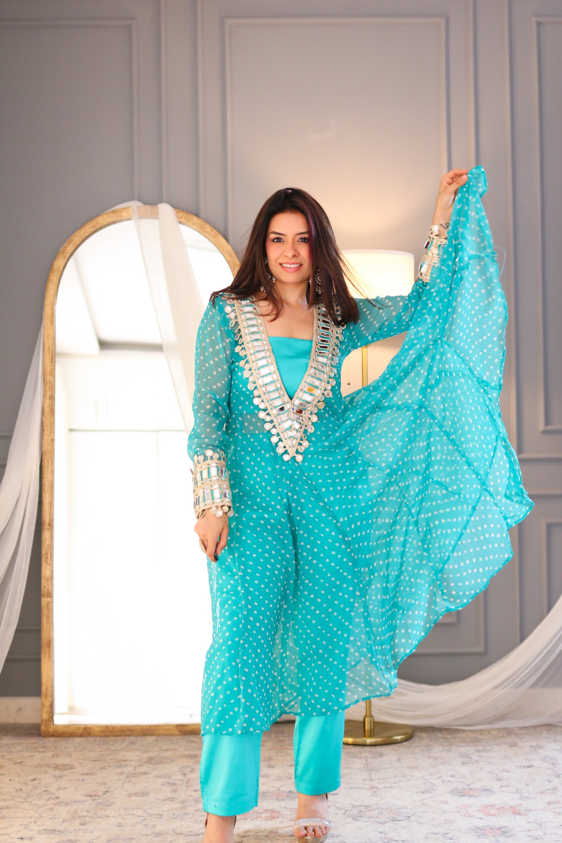 Bandhani Bloom Coord Set