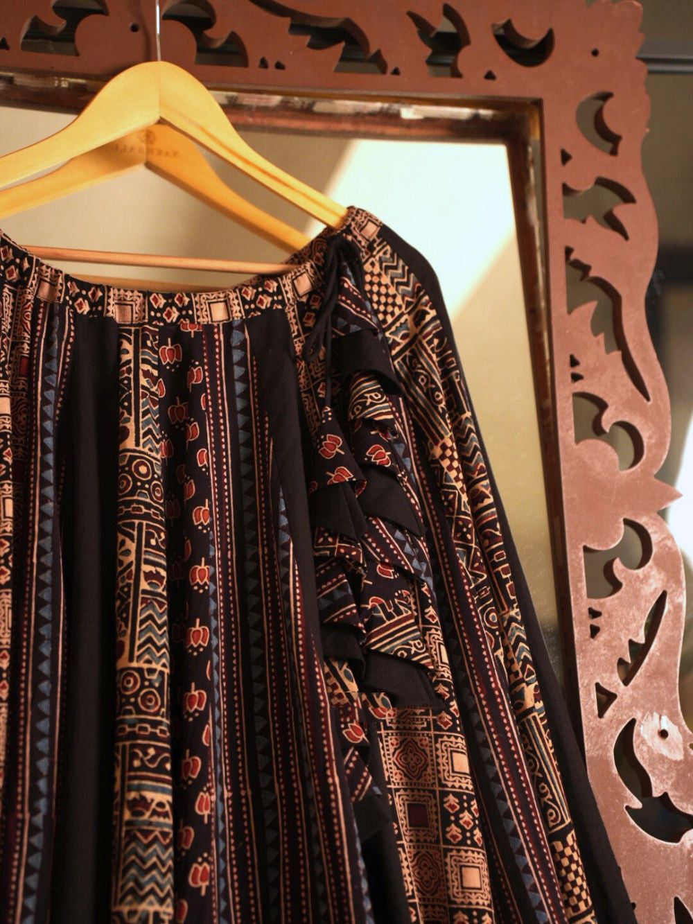 women’s cotton flared skirt
