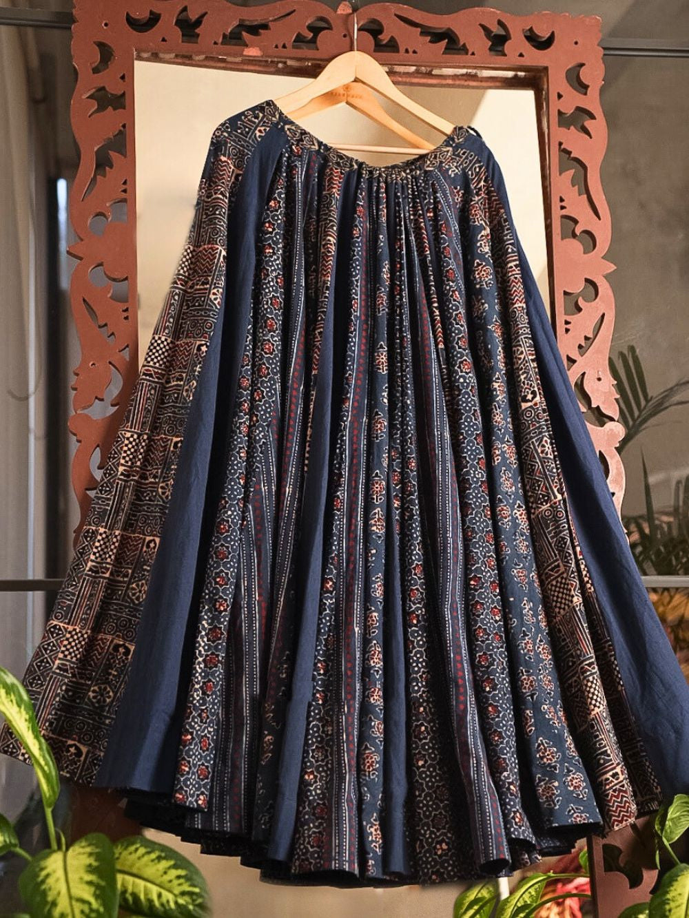 festive wear cotton skirt