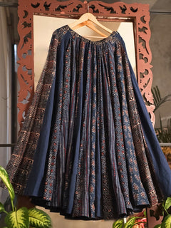 festive wear cotton skirt