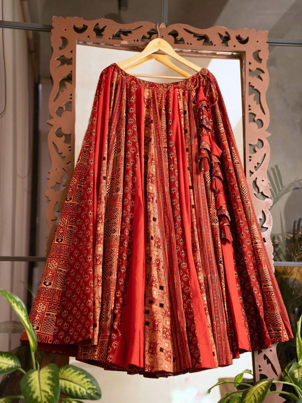 cotton skirt for festivals